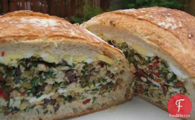 Sandwich Cu Măsline Și Jarlsberg