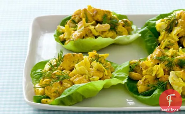 Salată de pui, fasole Cannellini și anghinare