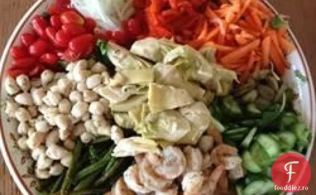 Salată De Grădină Cu Creveți