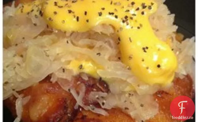 Cheesy dulce și picant prăjit cotlet de porc