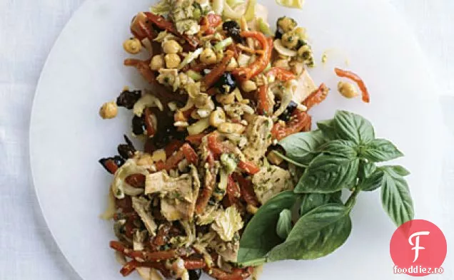 Salată de ton și năut cu Pesto