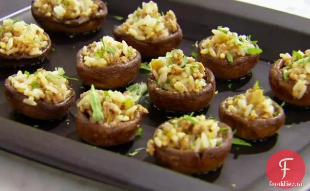 Ciuperci Umplute Cu Orez Cu Ghimbir