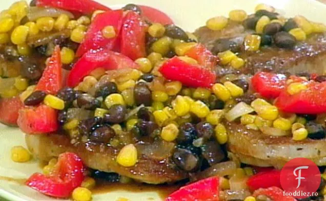 Carne de porc Cajun cu fasole picantă