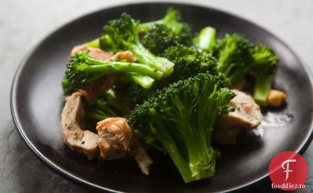 Broccoli, Pui Și Migdale Saut 4