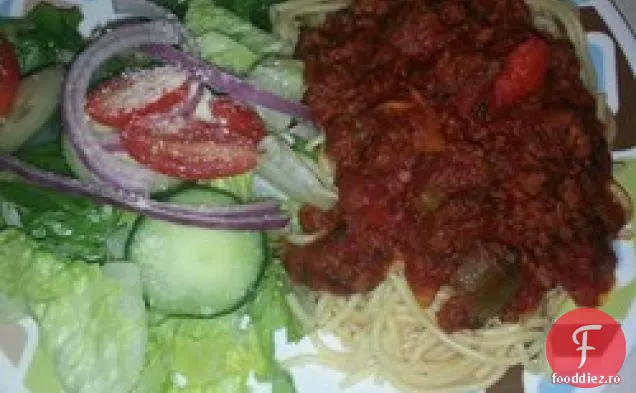 Sosul dulce de spaghete al mamei