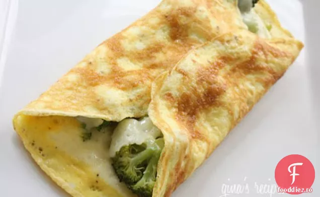 Omletă Cu Broccoli Și Brânză