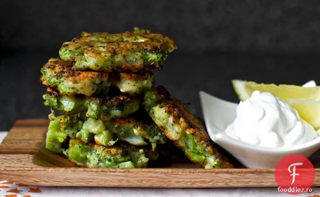 Broccoli Parmezan Fritters