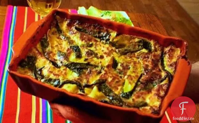 Porumb și Poblano Lasagna 2