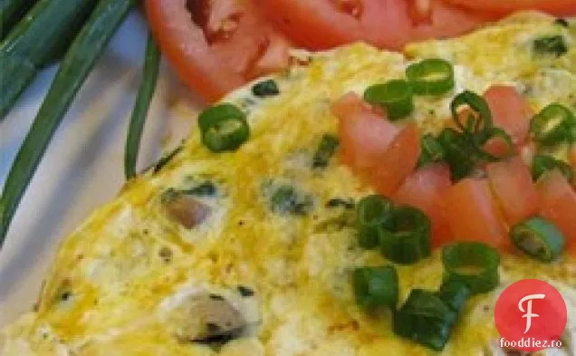 Omletă Cu Ciuperci De Spanac
