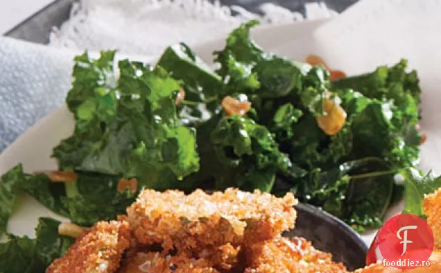 Garlicky Saut Inktived Kale