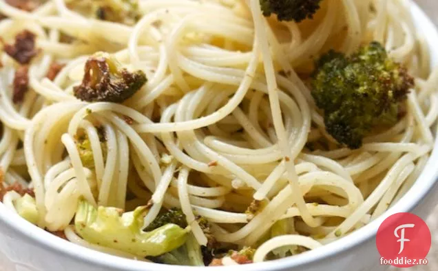 Spaghete Cu Broccoli Cu Unt Brun