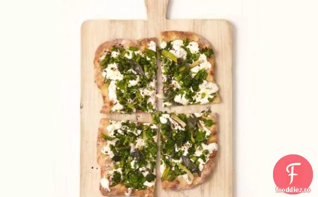 Pizza Albă Cu Broccolini