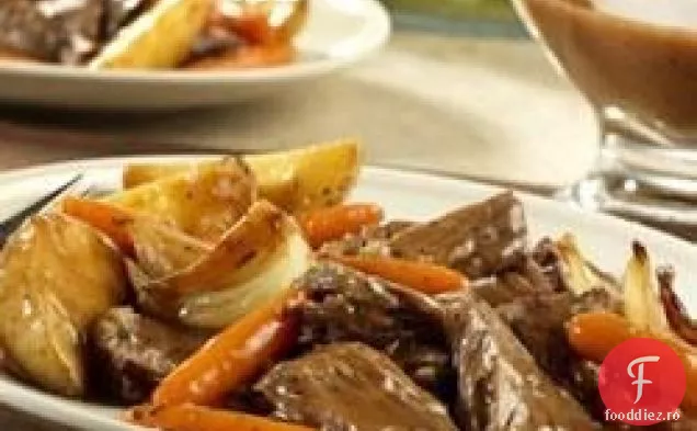 Friptură și legume în timpul săptămânii