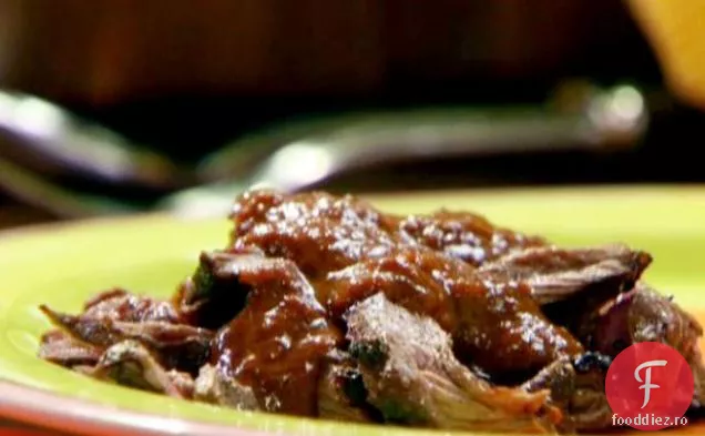 Friptură fustă cu sos de friptură Ancho-ceapă