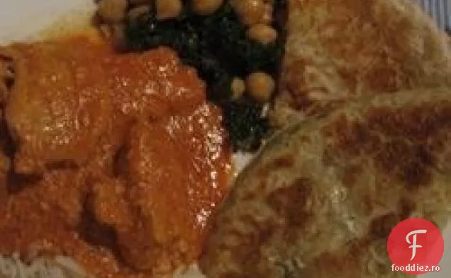 Pui Cu Unt Indian (Pui Makhani)