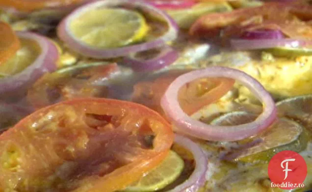 Fructe de mare la grătar în folie