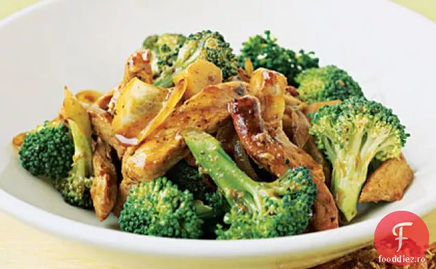 Carne de porc portocalie și Broccoli