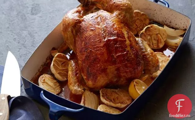 Pui De Usturoi Prăjit Lent