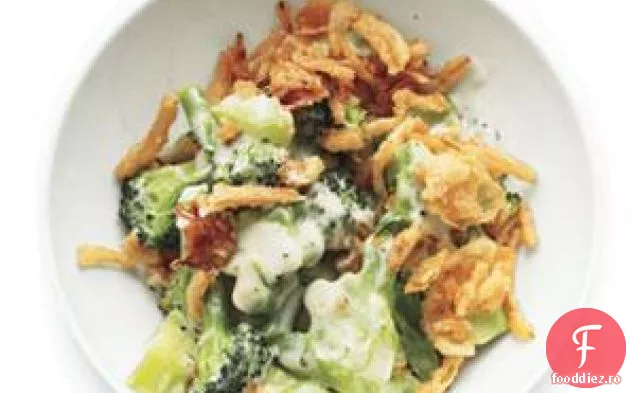 Gratin De Broccoli Cu Ceapă Crocantă