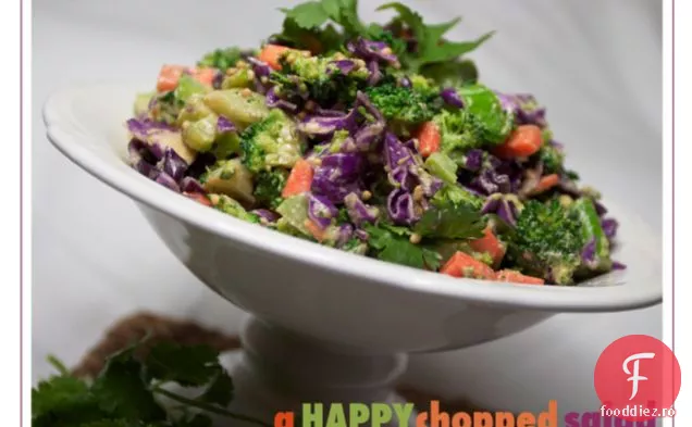 Salată De Broccoli Tocată Cu Sos De Soia Tahini