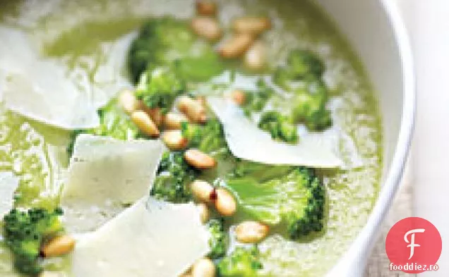Broccoli cremos-supă de fasole albă