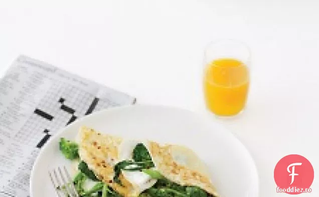Omletă cu Broccoli și brânză prea ușoară