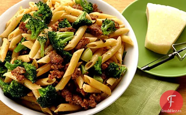 Paste Cu Broccoli Și Cârnați Italieni