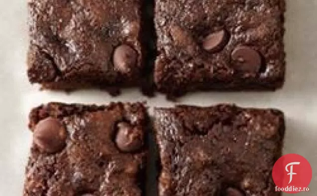 Brownies De Dovlecei Cu Ciocolată Neagră Din Grâu Integral