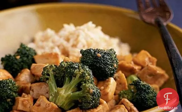 Broccoli - Tofu Prăjit