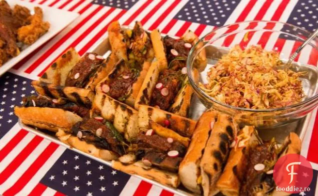 Philly la Texas gratar Veggie BBQ Sandwich