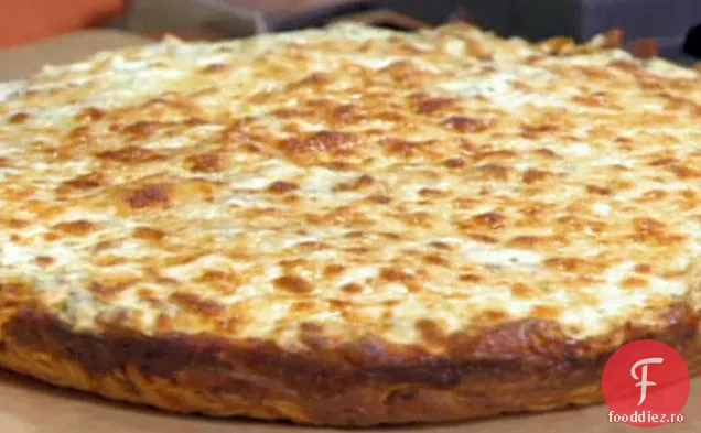 Carbonara Deep-Dish Paste-Crusted Pan Pizza