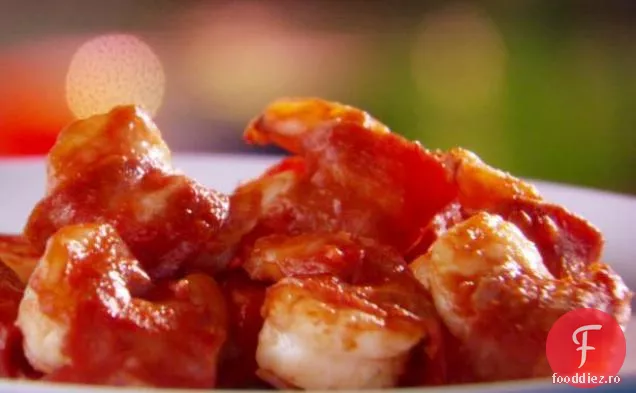 Bacon-pachet BBQ creveți