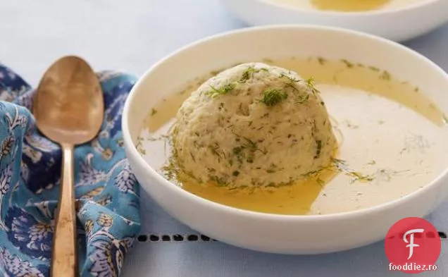 Supa de minge matzo a lui Throwdown