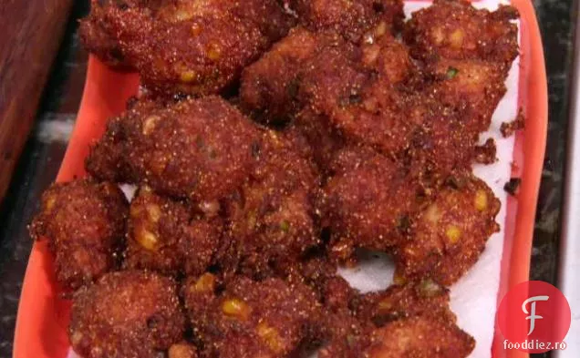 Pufuri picante de porumb și Crab