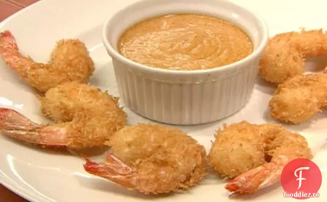 Creveți de nucă de cocos cu sos Curry roșu