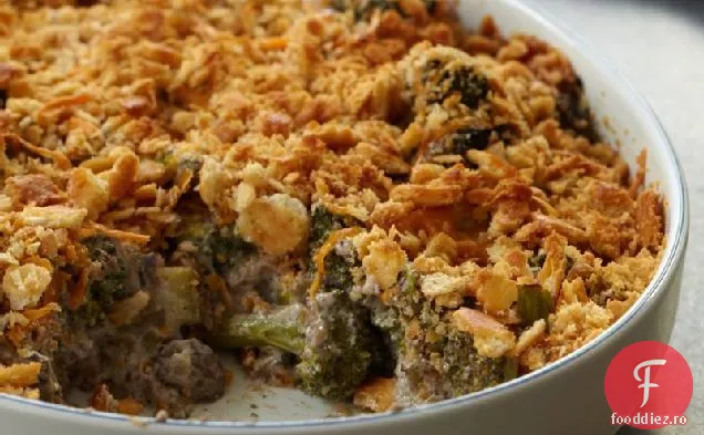 Caserola cu Broccoli și ciuperci sălbatice
