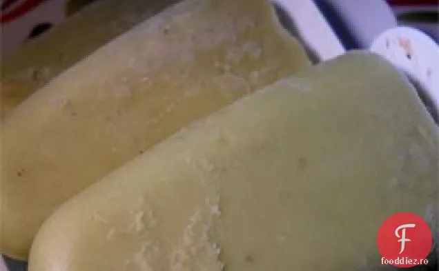 Avocado Lime Popsicles