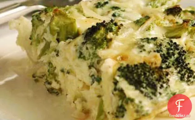 Quiche de Broccoli și brânză fără crustă