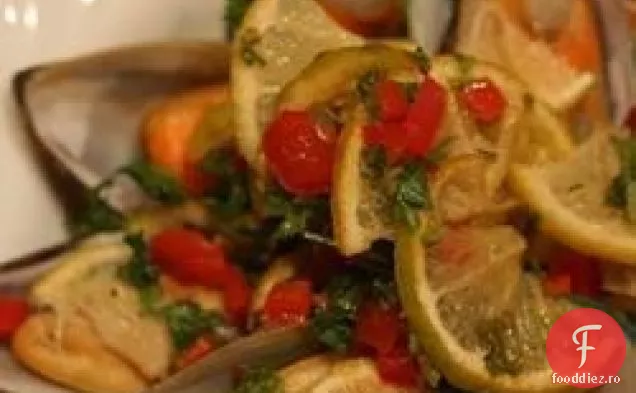 Midii la grătar cu unt de Curry