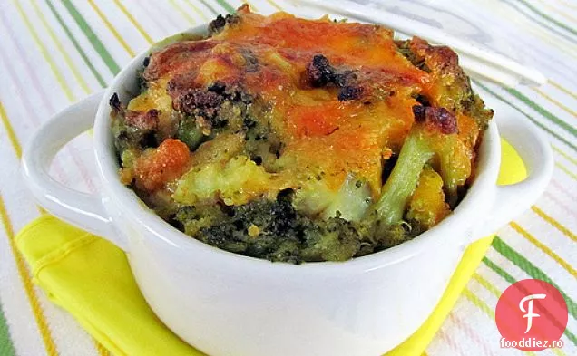 Broccoli Și Conopidă Gratinate