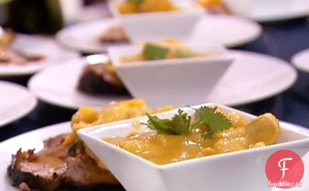 Jamaican Curry Pui și cartofi cu Scotch Bonnet ardei iute