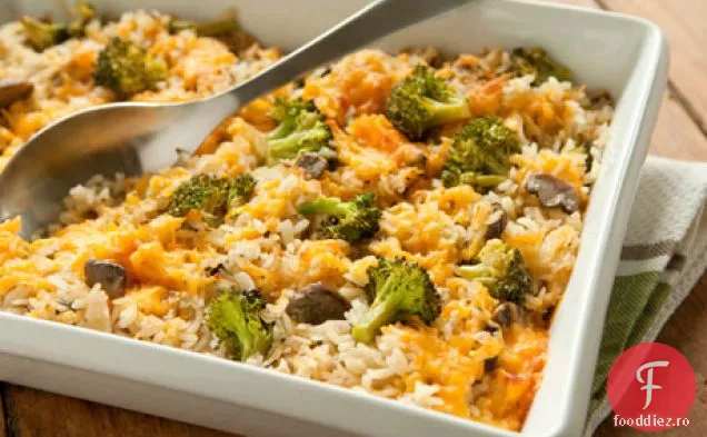Caserola De Broccoli, Orez Și Brânză