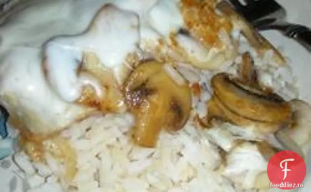 Pui De Ciuperci Mozzarella