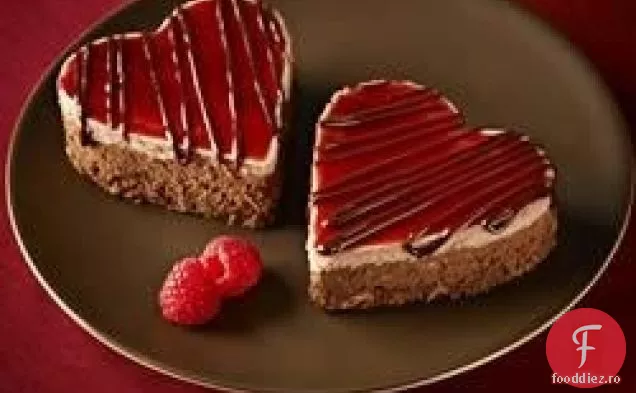 Ghirardelli Ciocolată Zmeură Cheesecake Hearts