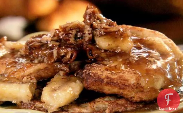 Banane Foster Pâine Prăjită Franceză