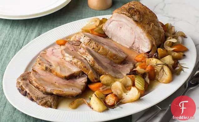 Friptură de porc cu mere