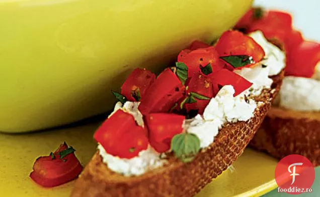 Bruschetta Cu Brânză De Capră