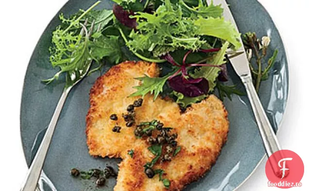 Schnitzel De Pui Acoperit Cu Panko