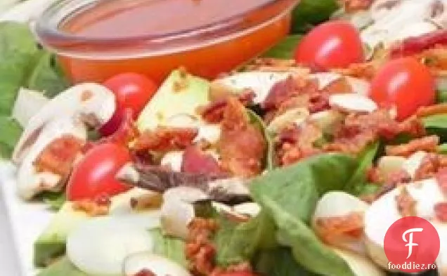 Inimi de salată de palmier și spanac