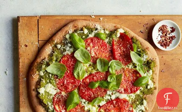 Broccoli Pesto Pizza